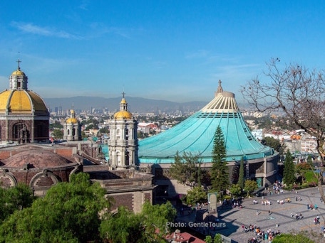 Religious, architecture, Catholic, Guadalupe, Mexico City, XVII Century, XX Century, square, pilgrims, Basilica